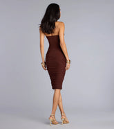 Eyes On You Halter Midi Dress
